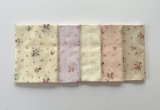 カットクロス５枚セット　ミニ薔薇