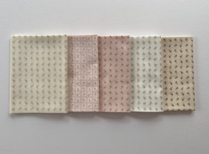 画像1: カットクロス5枚セット　小さなつぼみ