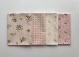 カットクロス4枚セット　ピンク系