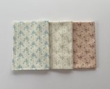 カットクロス3枚セット　小さな薔薇柄