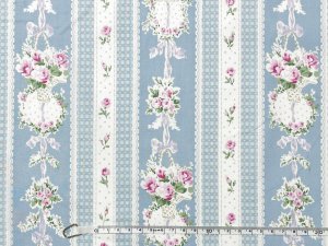 画像1: ローズボーダー　ブルー