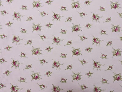 画像1: ローズ柄　ピンク